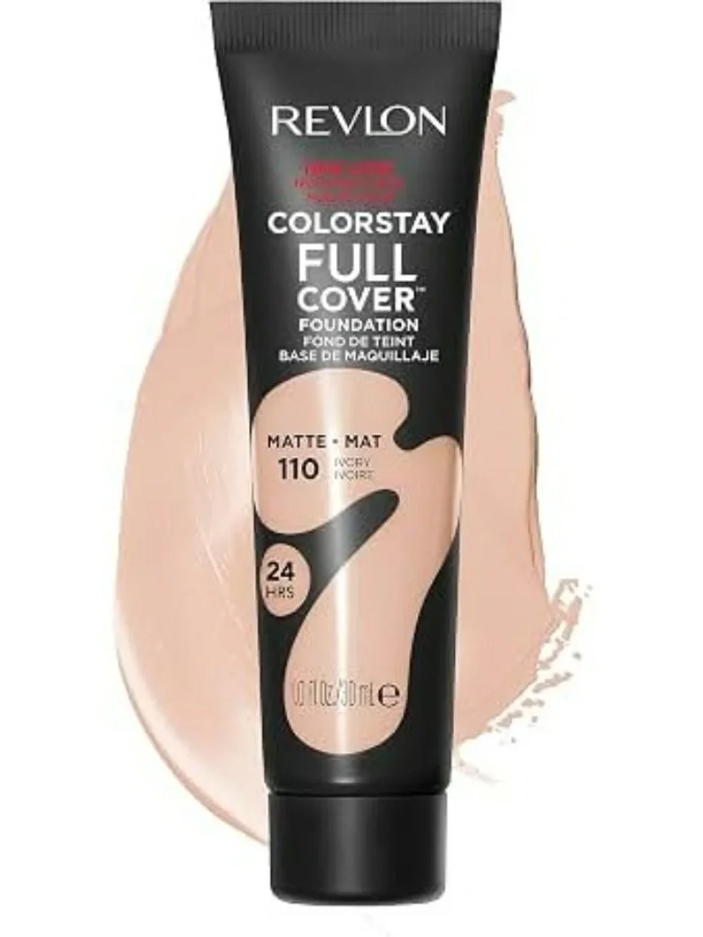 Revlon ColorStay Full Cover Foundation 110 Ivory Matte Full Coverage 24HR Wear 1